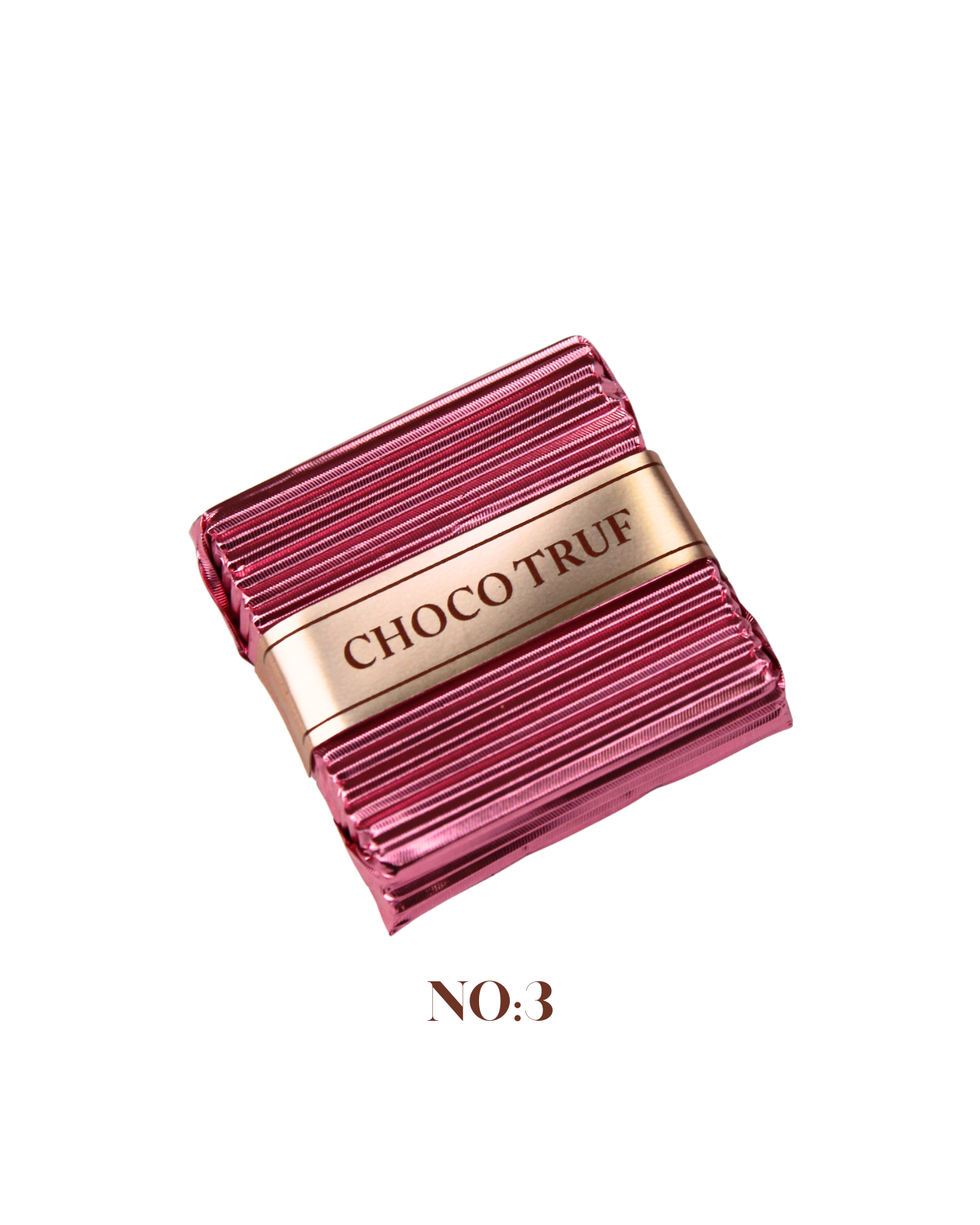 Kare Dolgulu Çikolata - Oluklu Sargı