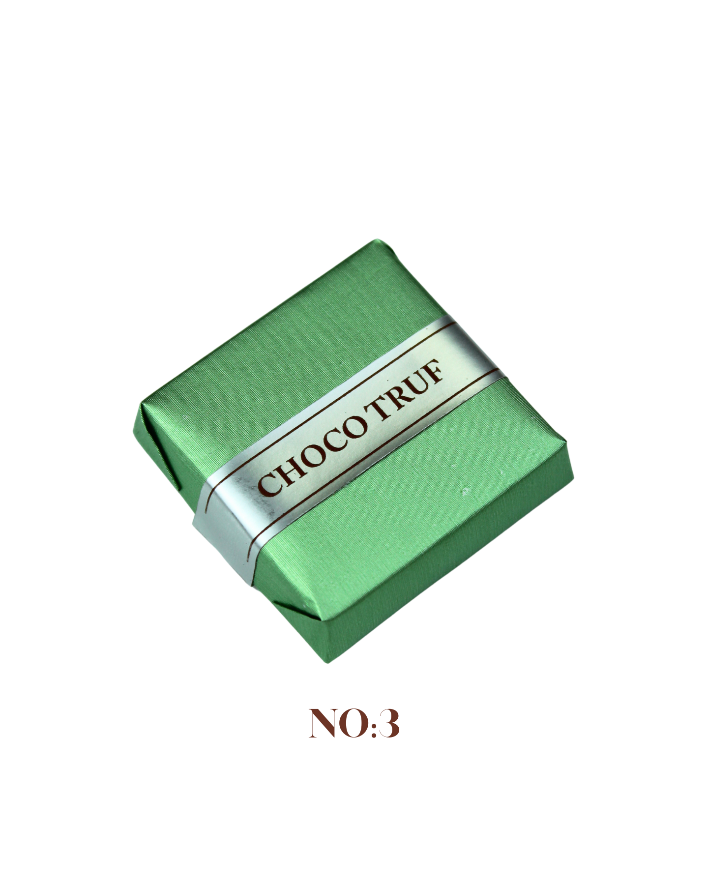 Kare Dolgulu Çikolata - Düz Sargı