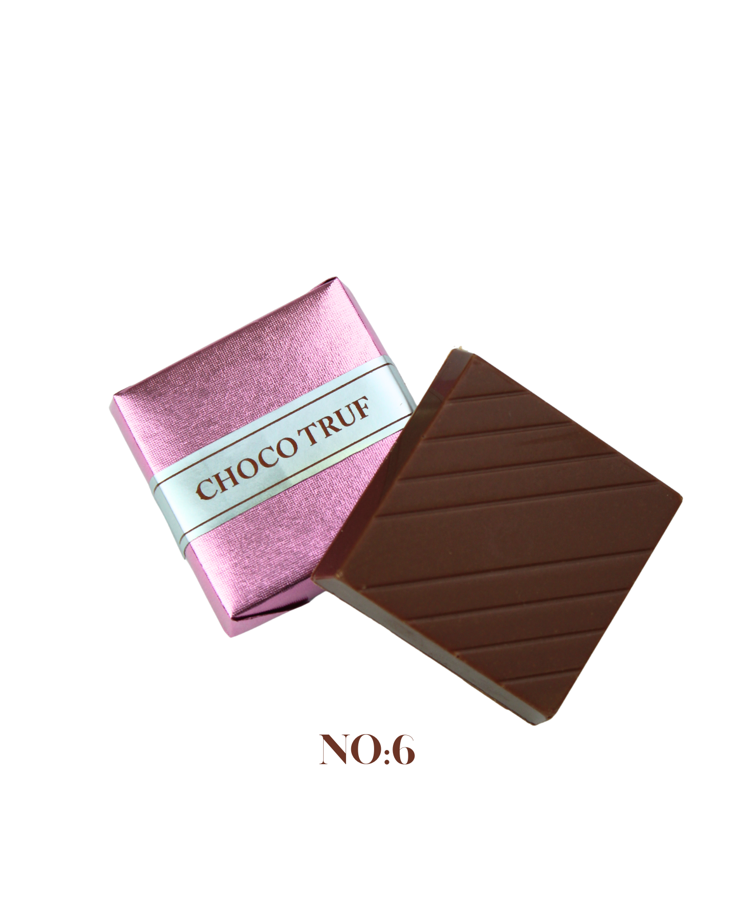 Kare Dolgulu Çikolata - Düz Sargı