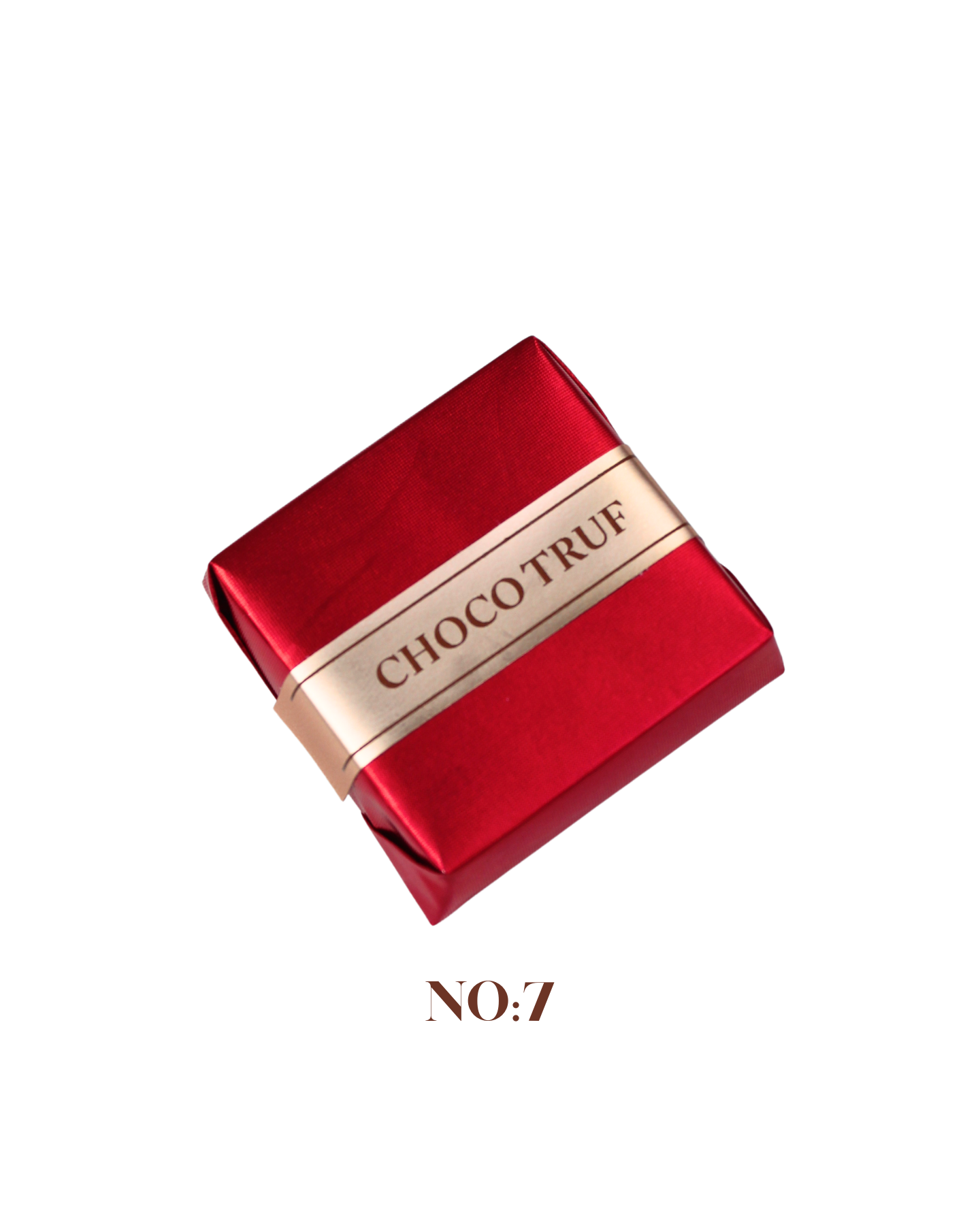 Kare Dolgulu Çikolata - Düz Sargı